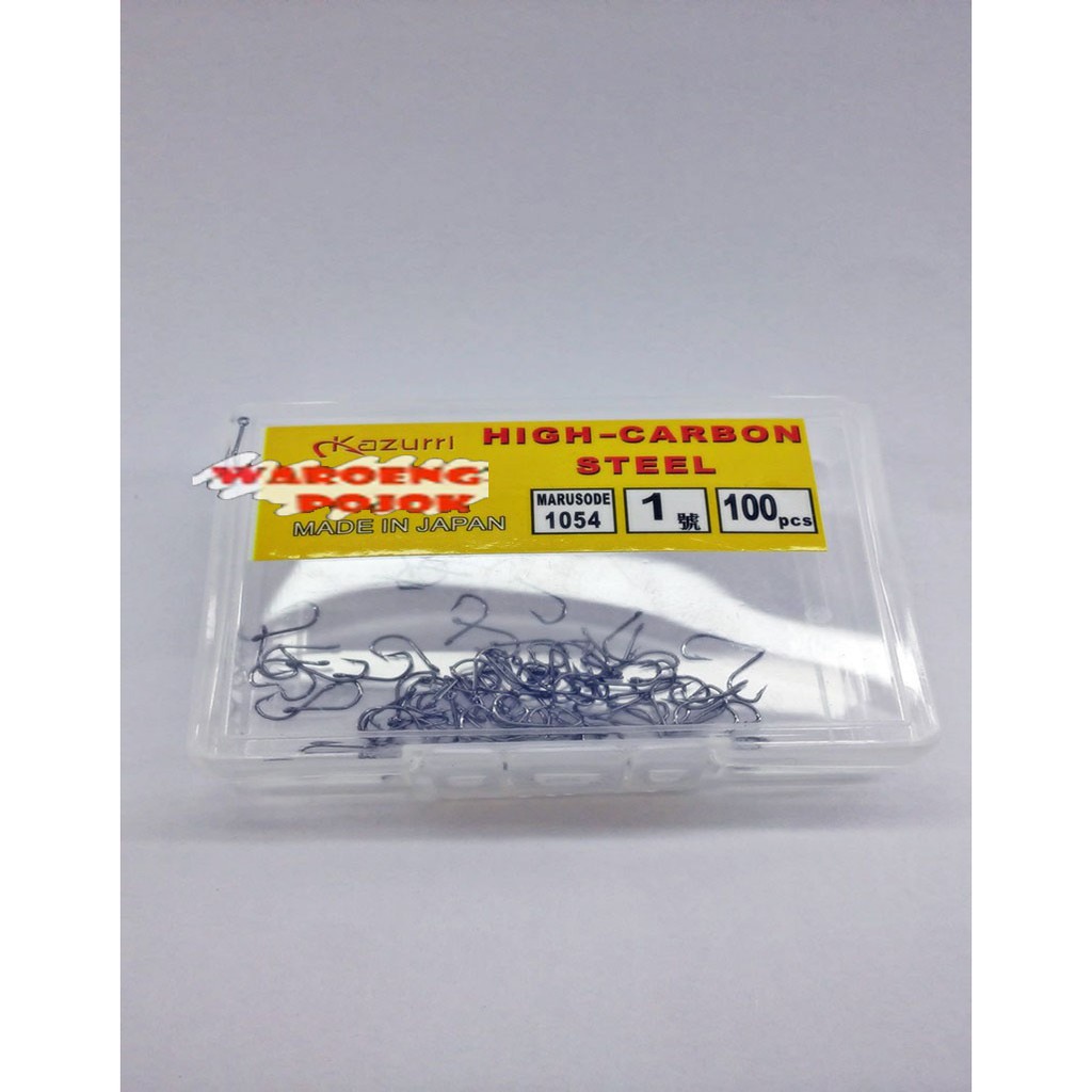 Mata kail Kazurri Carbon Steel no 1 isi 100pcs