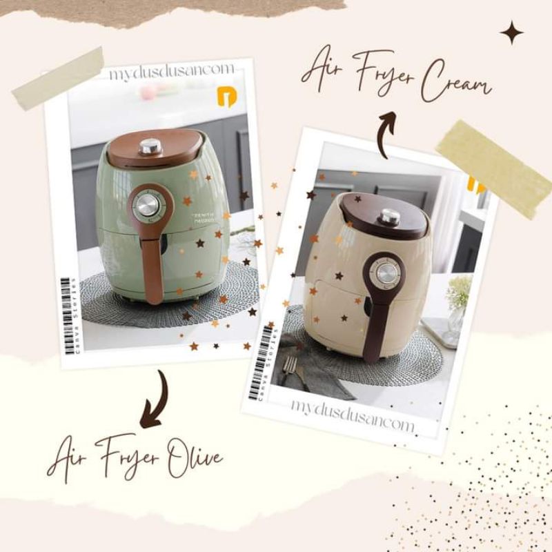 Neozen Air Fryer El-zenith penggorengan digital tanpa minyak 3,2 liter