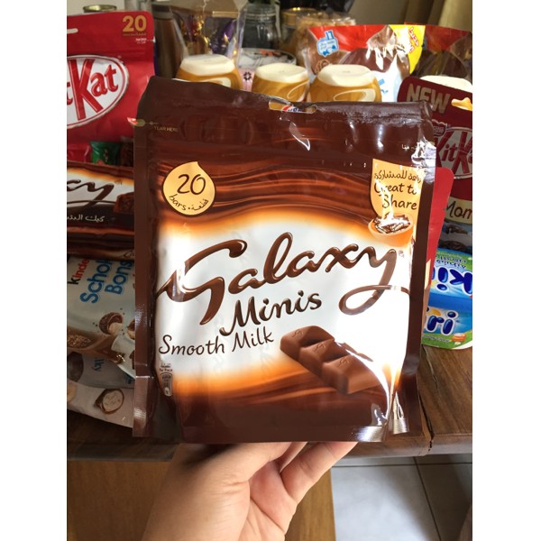 [SALE] Galaxy minis smooth milk 20 bars, coklat arab, cokelat 250g