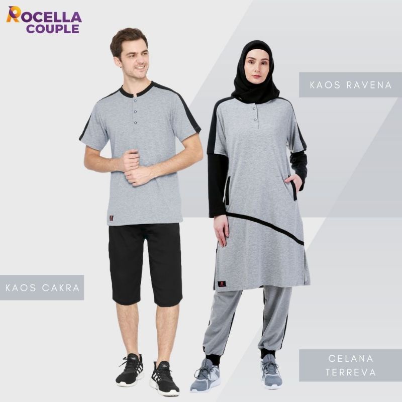 SET PAKAI KAOS OLAHRAGA RAVENA CAKRA CELANA OLAHRAGA TERREVA - KAOS OLAHRAGA PRIA WANITA