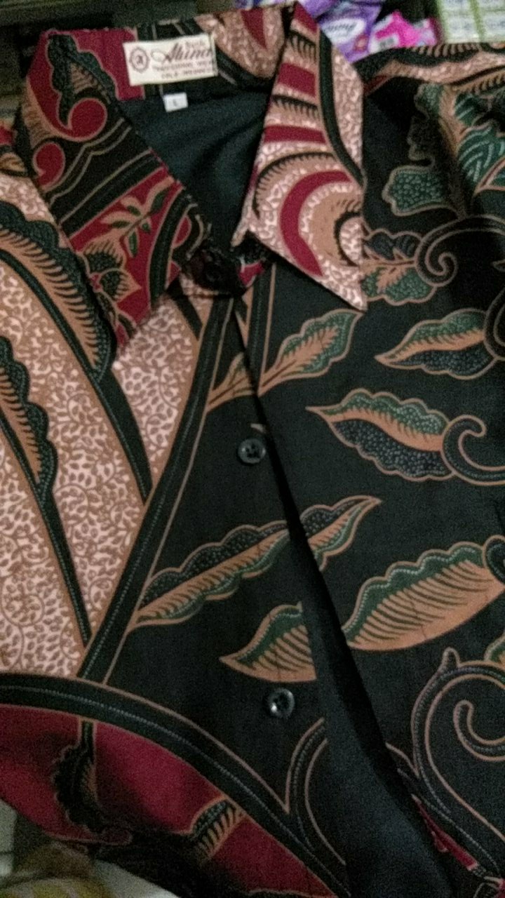 Batik Pria Modern Premium Solo Produksi Pabrik Batik Aluna Pcw 004