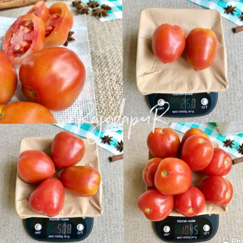 

Tomat Tomato Buah Merah Hijau 250gr