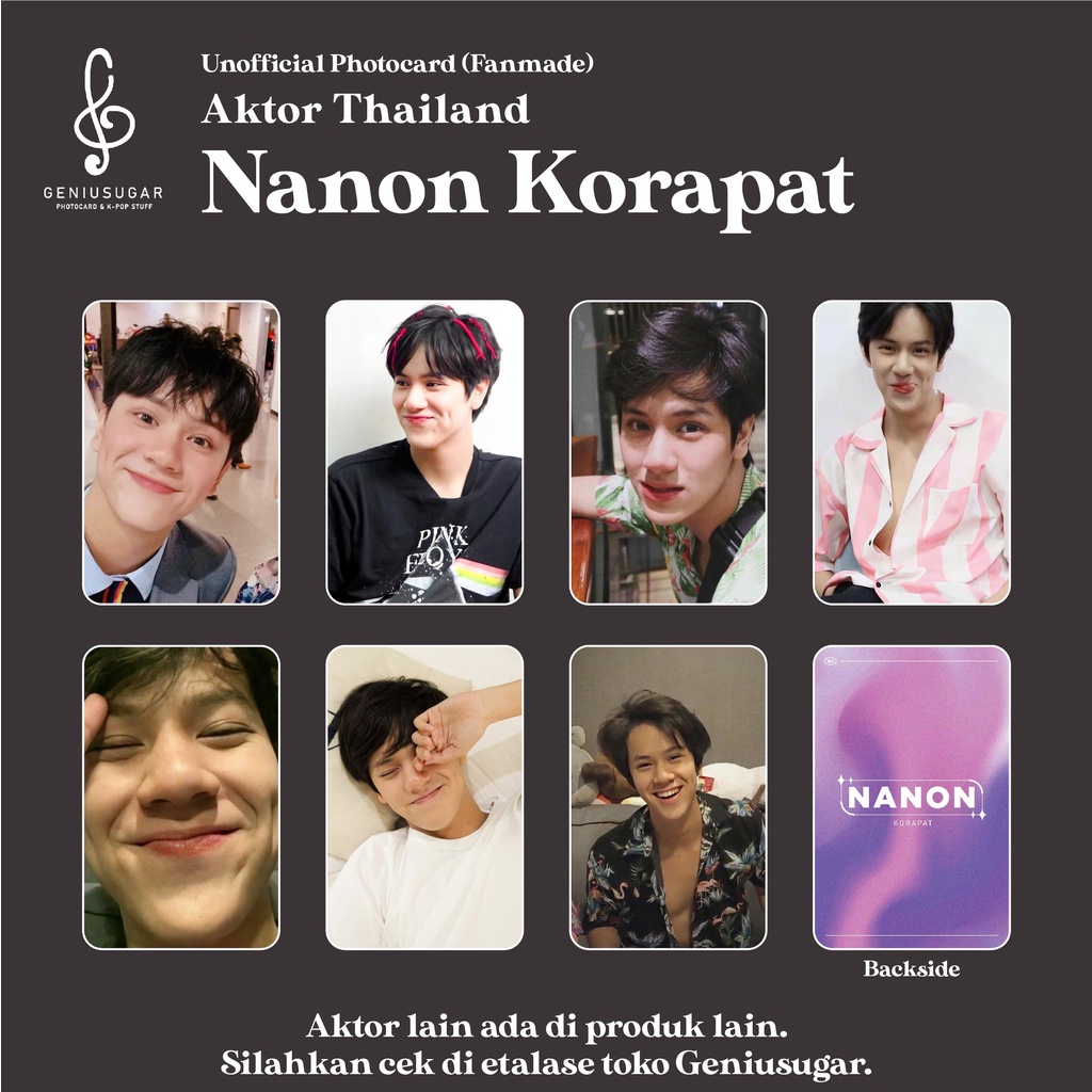 [AKTOR THAILAND] PHOTOCARD NANON KORAPAT FANMADE