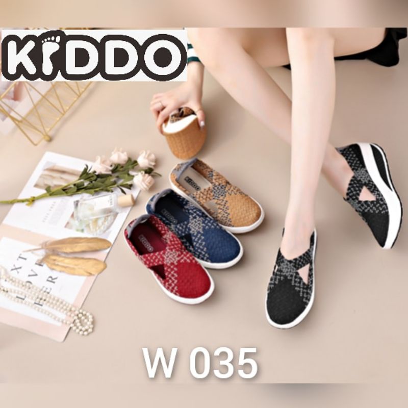 Sepatu Rajut KIDDO W035 Wedges