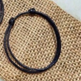 [GROSIR TERMURAH!] GELANG INISIAL HURUF DADU TALI SATIN / KOREA DAN GELANG POLOS-GELANG POLOS 1PCS