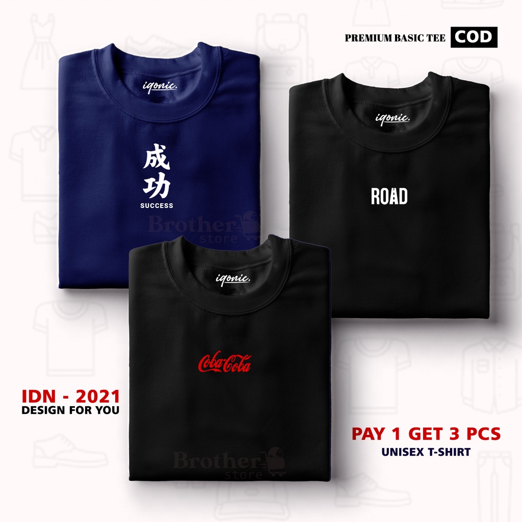 BUY 1 OR 3 PCS ( PROMO COD ) BROTHER STORE / Kaos Distro100% Catoon Combed 30s / ArticelSCR