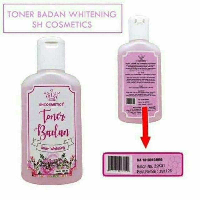 ‼️READY‼️TONER SHCOSMETICS - TONER BADAN - TONER WHITENING
