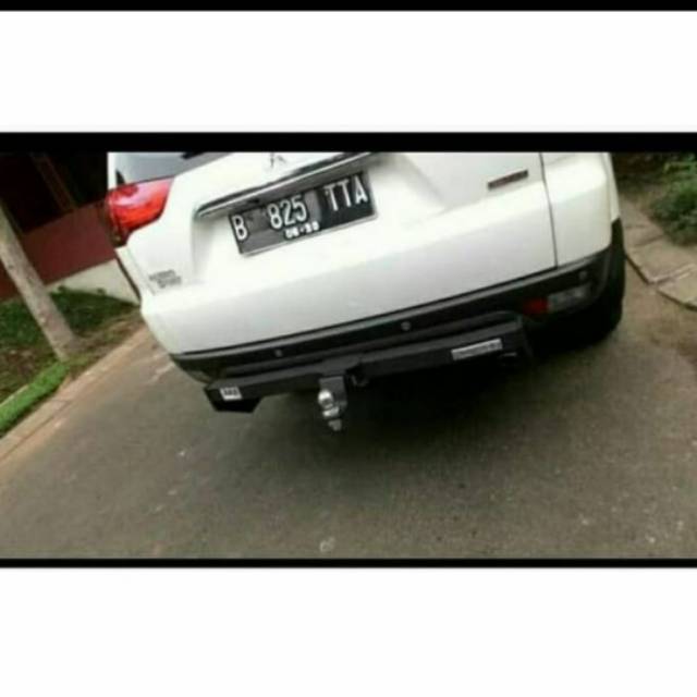 Towing bar/ bumper belakang Pajero sport model pendek 3/4