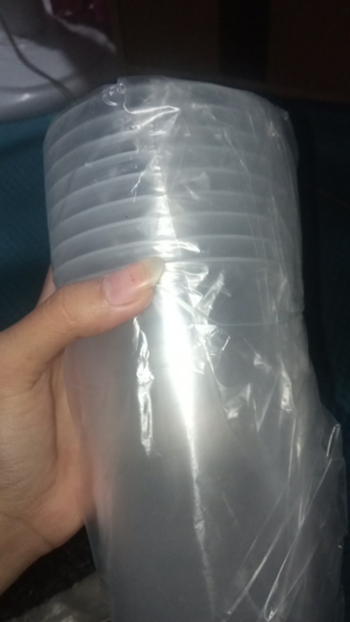 Starindo Gelas Cup Plastik || Gelas Plastik Tebal || Gelas  Minuman Kekinian  @50 Pcs
