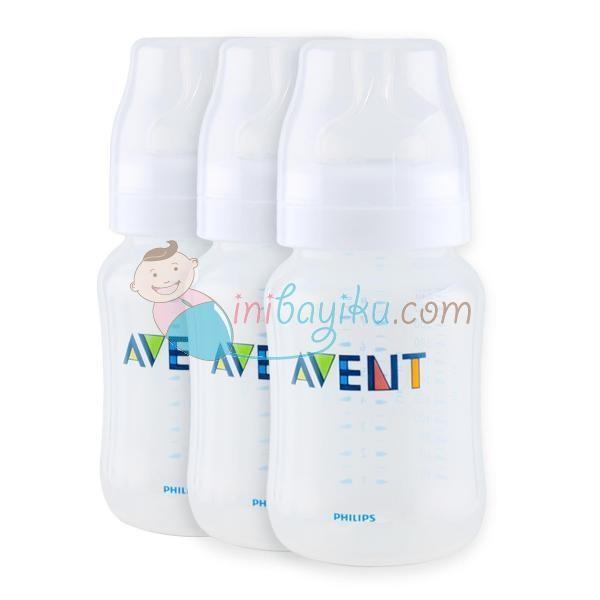 BOTOL SUSU AVENT  PP 3 Size 260ml Color White Age 6M+