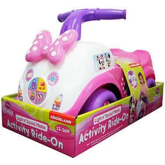 Kiddieland activity ride on Minnie Mouse