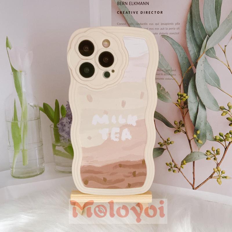 Soft Case Pelindung Lensa Kamera Pola Bunga Gelombang Tahan Banting Untuk IPhone 6 6s Plus 11 12 13 Pro MAX 7plus 8plus XR X XS MAX 7 8 SE 2020