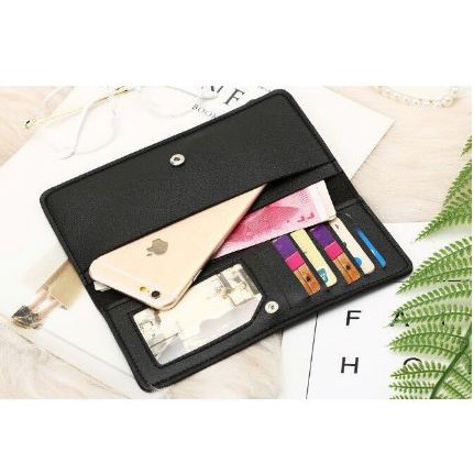 Dompet Wanita Style Korea Import Dompet Simple Elegant PU Halus Dompet
