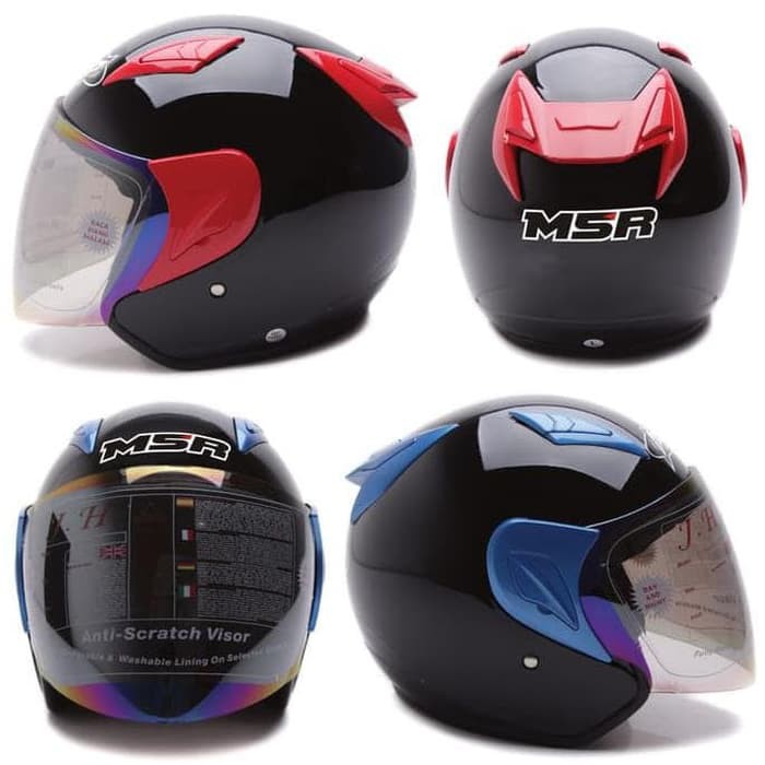 HELM MOTOR SNI - HELMET JAVELIN POLOS - HELM SNI