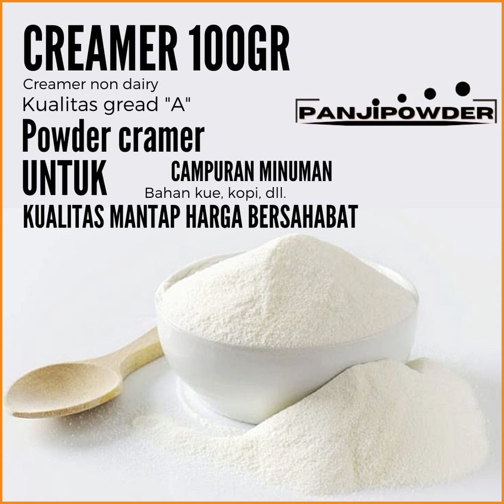 KRIMER BUBUK 100GR / CREAMER BUBUK WHIPPING CREAM BUBUK CREAMER NON DIARY 100GR KRIMER CREAMER PREMIUM