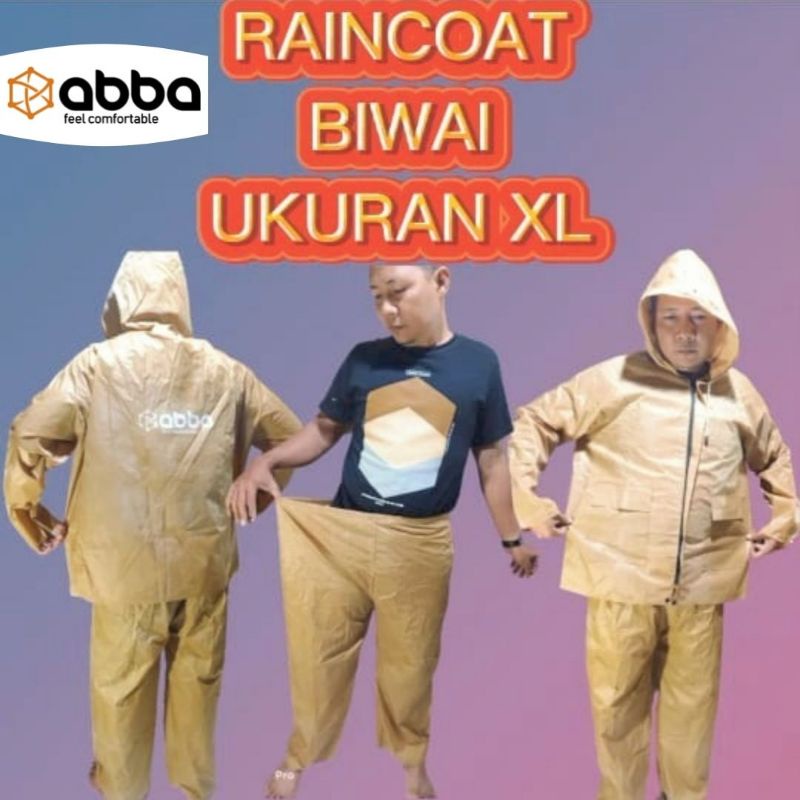 BIWAY JAS HUJAN ABBA BAHAN BIWAY SIZE XL