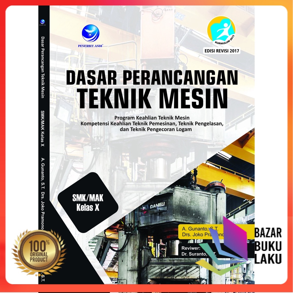 Jual BUKU ASLI Andi - Buku Dasar Perancangan Teknik Mesin Smk Kelas X ...