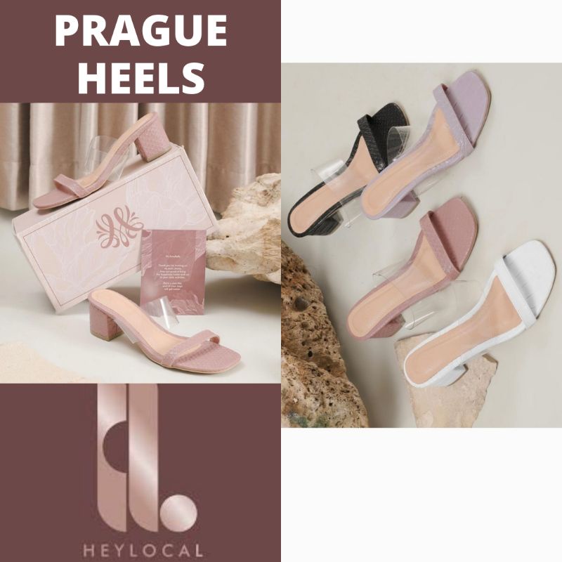 Local id PRAGUE HEELS by HEYLOCAL ID white 37