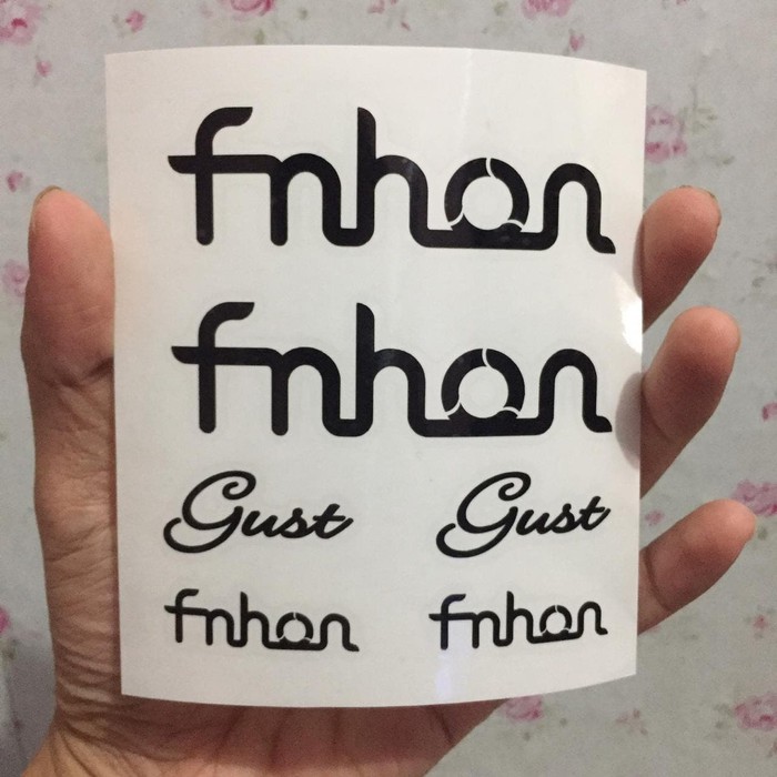 CUTTING STICKER FRAME SEPEDA FNHON GUST PAKET KANAN KIRI