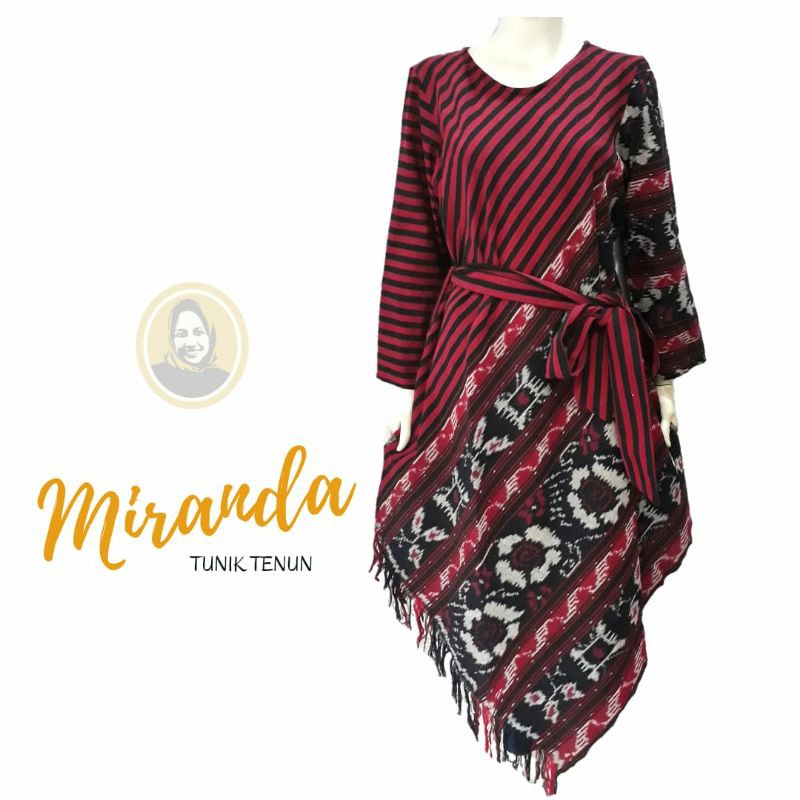 COD - DRESS TENUN ETNIK / TUNIK TENUN WANITA / DRESS TENUN WANITA CASUAL DRESS / GAUN TENUN DRESS