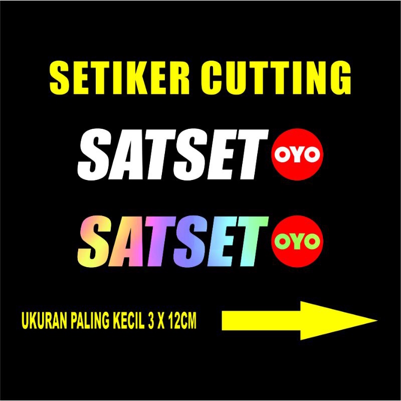 stiker satset ayo/oyo plesetan lucu