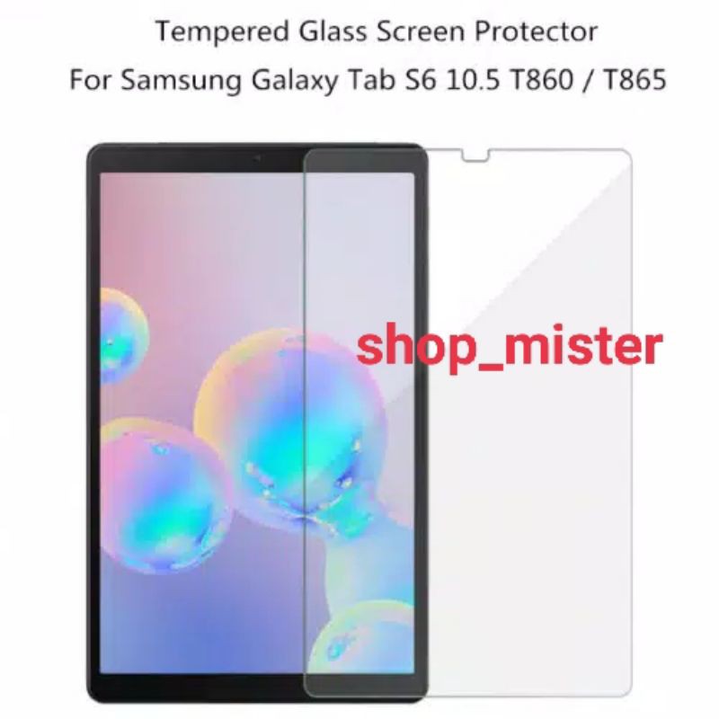 Tempered Glass Full Layar Samsung Tab S6 10,5"(T860/T865) // Anti Gores Kaca Samsung Tab S6 (T860)