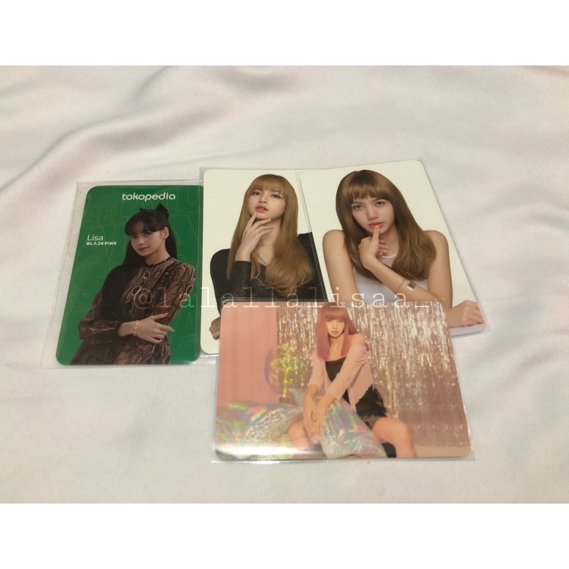 PHOTOCARD LISA toko hijau hello bubble (hb)