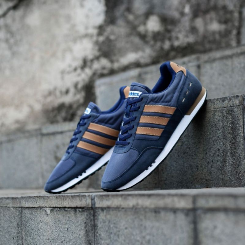 ADIDAS NEO CITY RACER NAVY BROWN