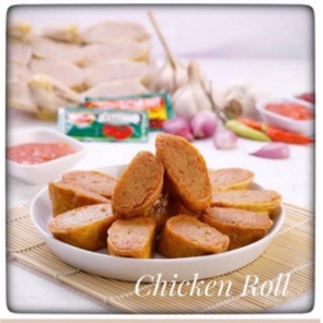 

chicken roll/ egg chicken roll frozen 1 pack isi 12 potong