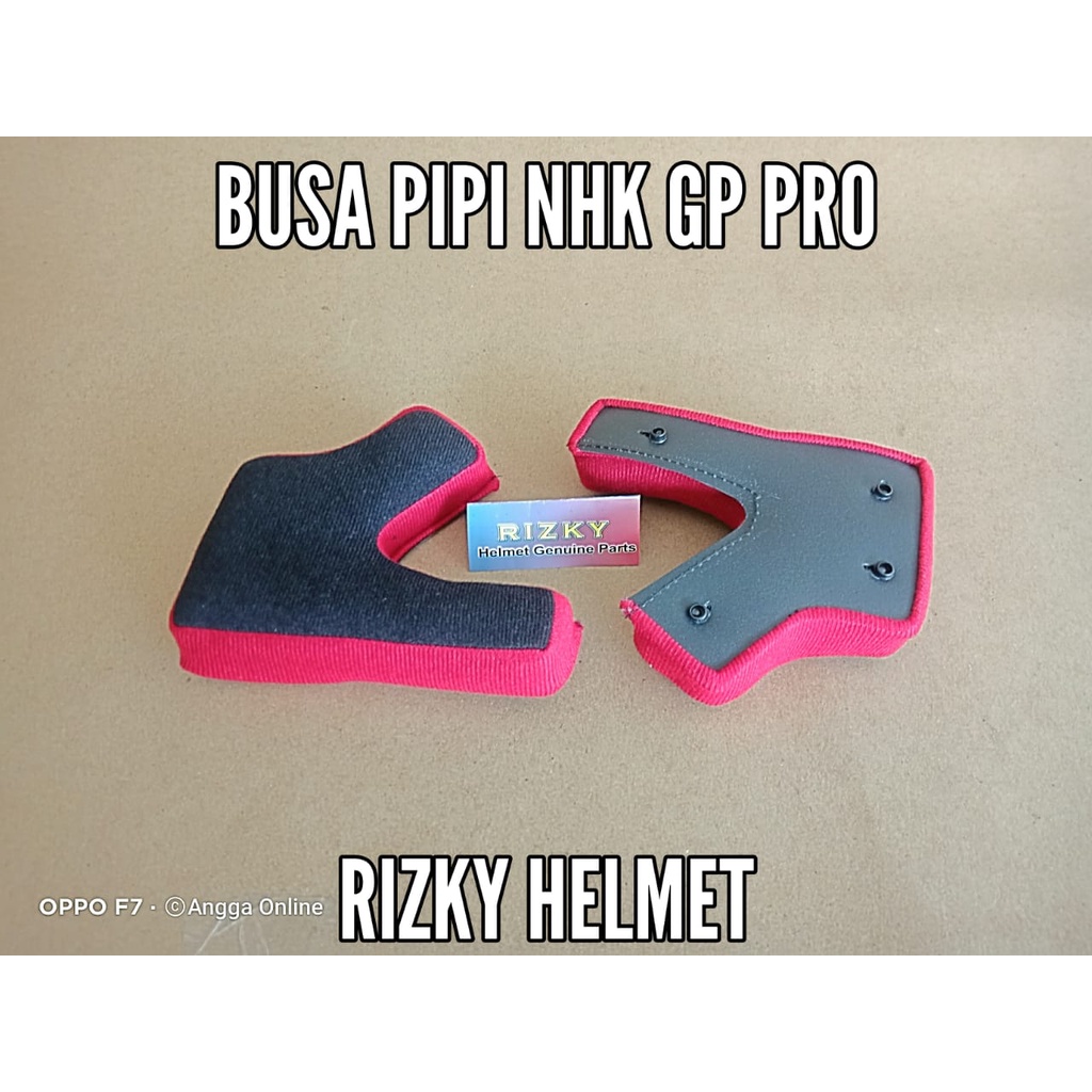 Busa helm pipi NHK GP pro, busa pipi helm NHK GP pro