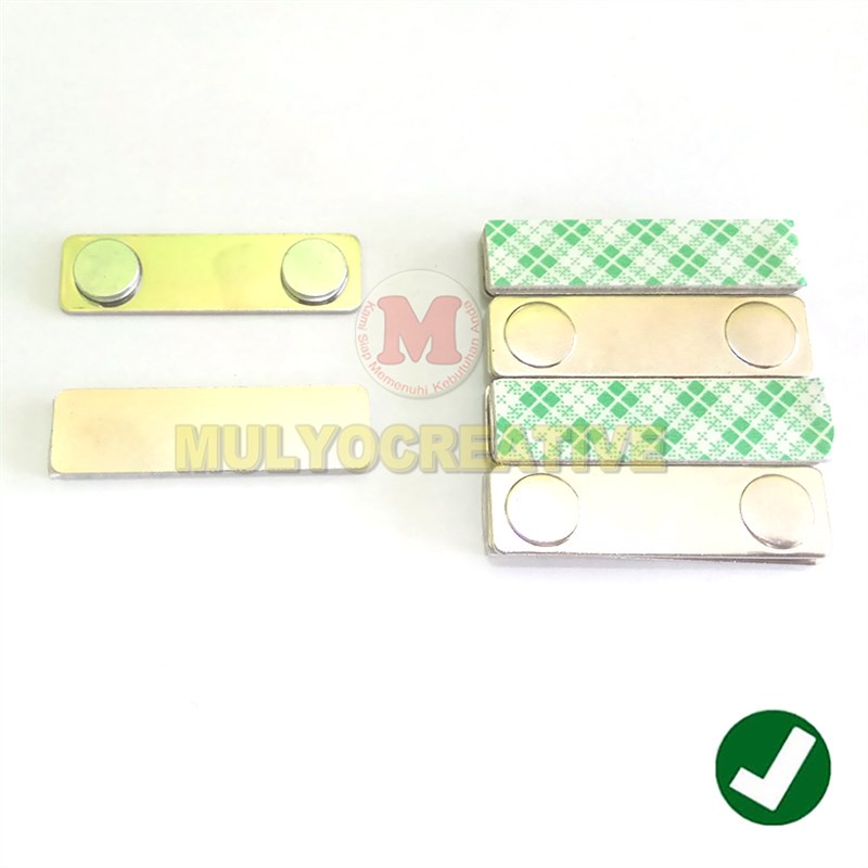 

Magnet Name Tag - Magnet Papan Nama Dada - Jepitan Magnetic