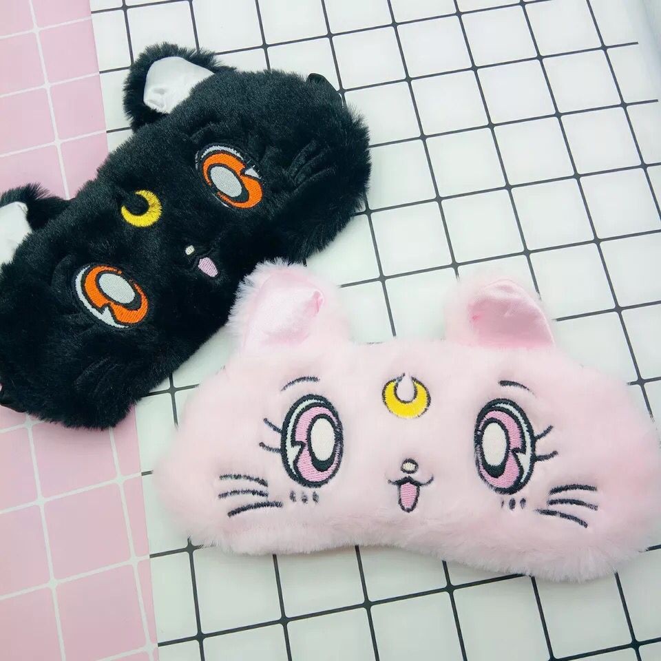 EPSM luna cat sailor moon eyepatch ice gel eye mask masker mata penutup mata tidur sailormoon