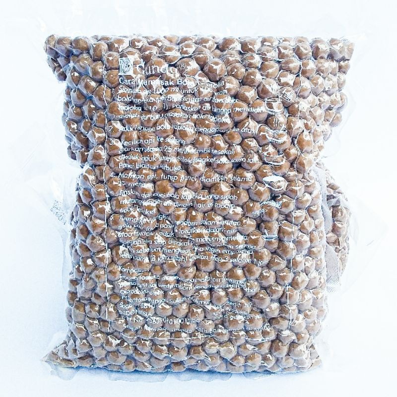 

Boba Gundu Tapioka Pearl Bahan Boba kemasan 1KG