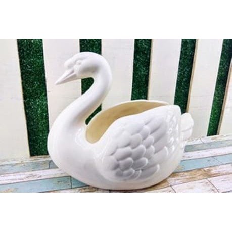 Vas /Pot Keramik Angsa