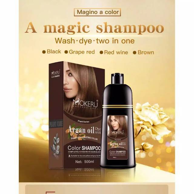 MAGIC SHAMPOO MOKERU color shampoo light brown