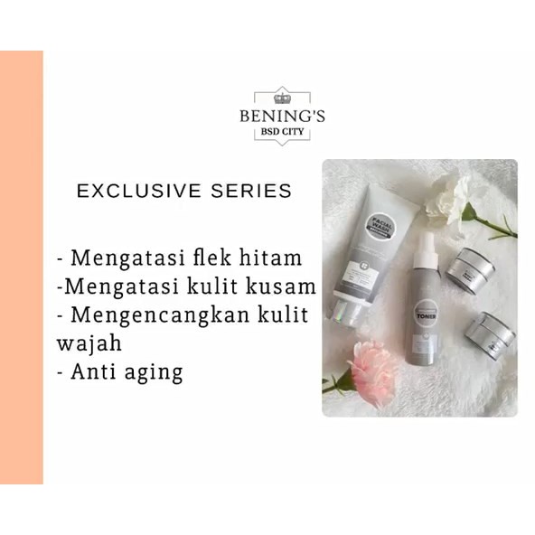 BENINGS SKINCARE by DR.OKY PRATAMA / PAKET EXCLUSIVE/FREE MINI GOLD/MARCHANDISE BENING'S-1