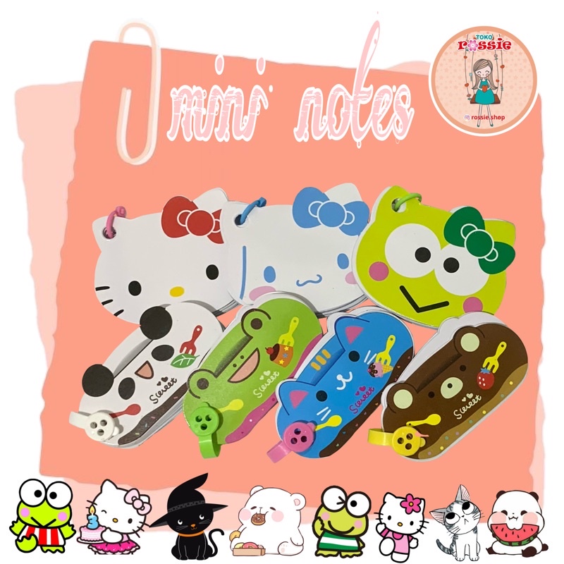 

Mini Notes Murah/Notes Karakter Super Murah/Free Bonus