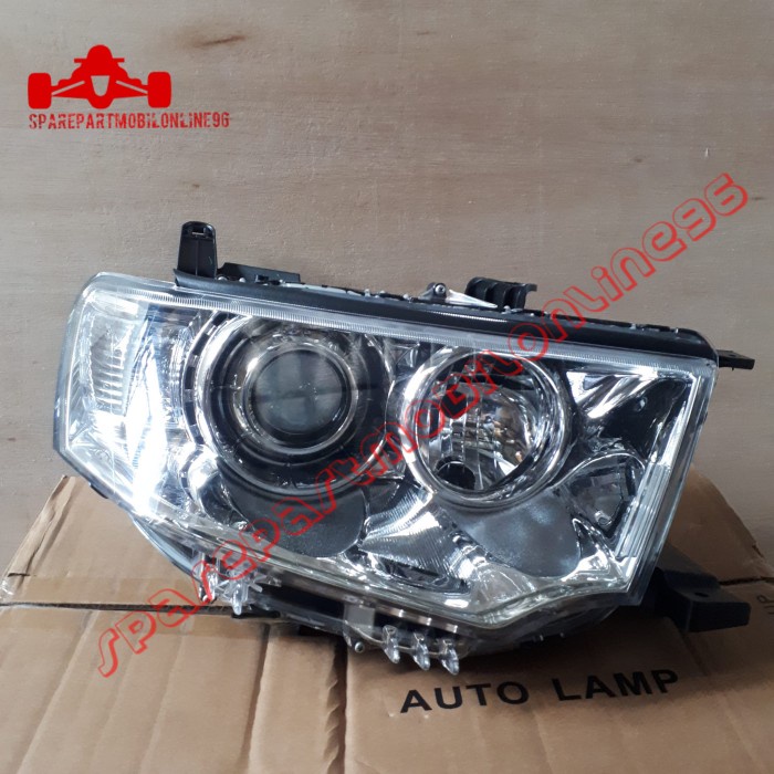 Head Lamp Lampu Depan Mitsubishi Pajero Sport 2008 2010 2012 DEPO