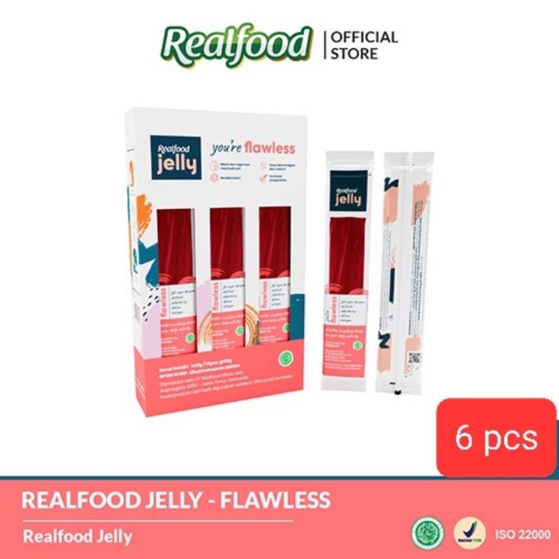 

Realfood Flawless Jelly 6 sachets
