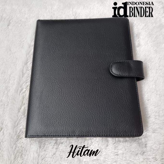 

READY COD BINDER POLOS KULIT JERUK SIZE A5 (RING 6) NEW Kode 177