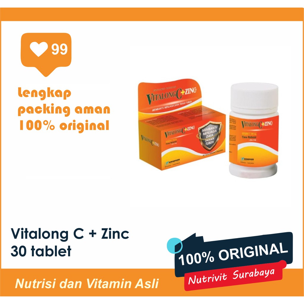 Vitalong C / VITALONG C + ZINC ISI 30