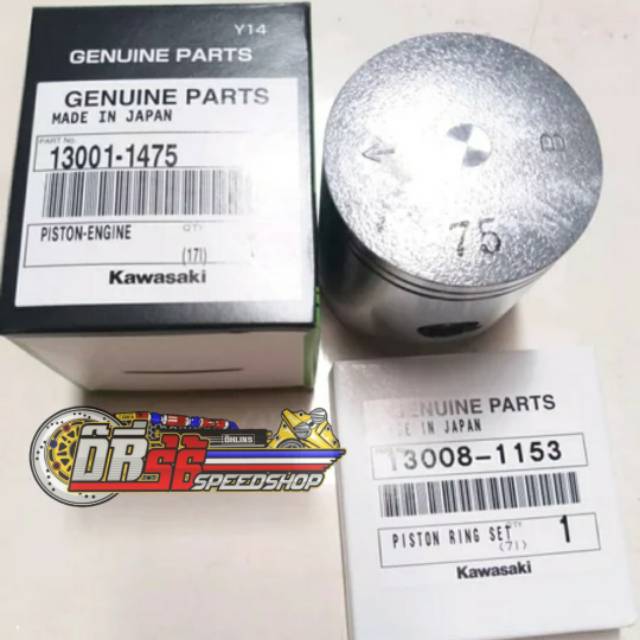 Piston Ninja R RR Ring Piston B75 Original