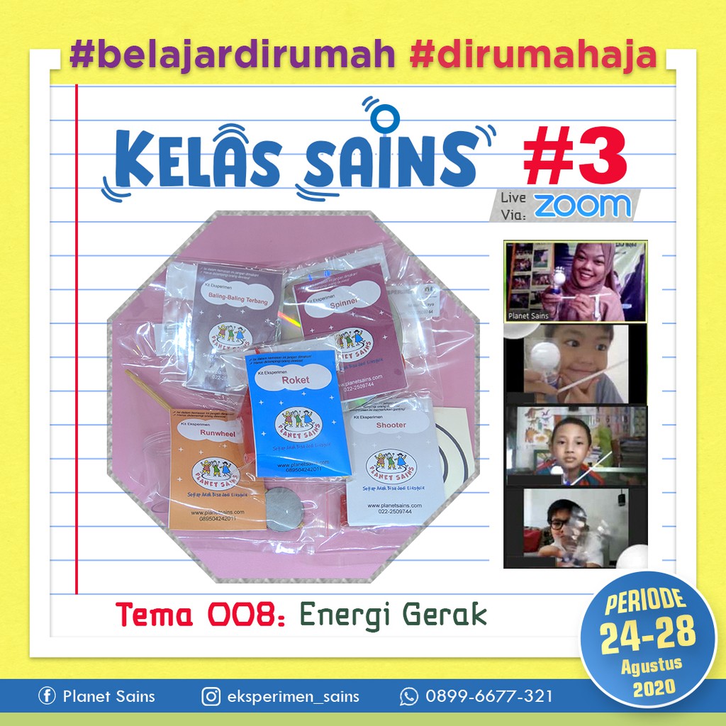 Kelas Sains 3 Online 008 Energi Gerak Mainan anak SD Kelas Sains 3 Online 008 Energi Gerak Mainan anak SD