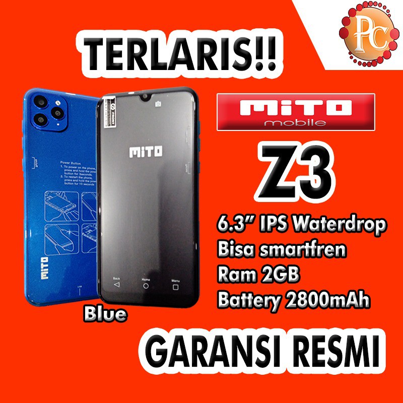 Hp Mito Z3 Ram 2gb Rom 8gb 4g Support Smartfren Shopee Indonesia