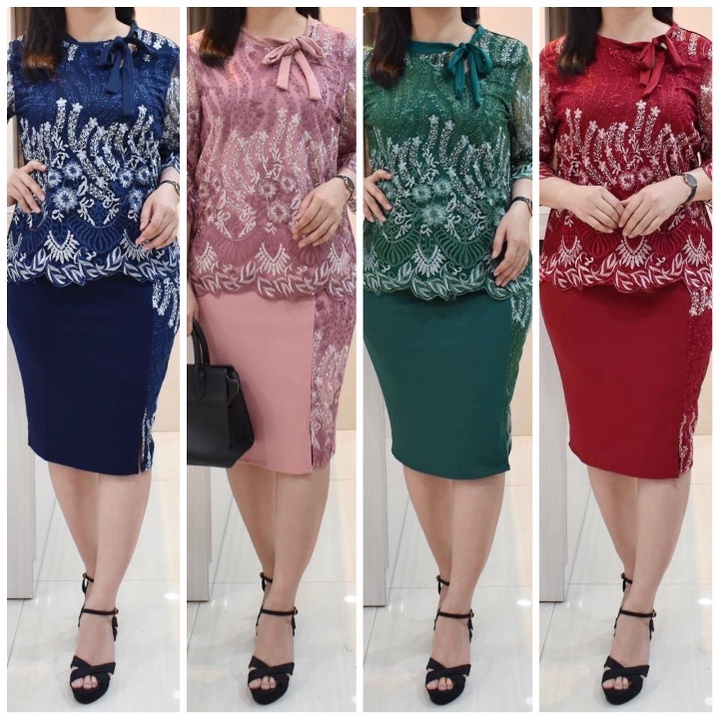 mamabebe' Set rok scuba brukat premium 6295/6296