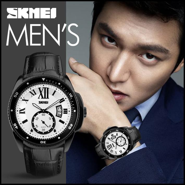 SKMEI 1135 ORIGINAL SILVER BLACK PREMIUM