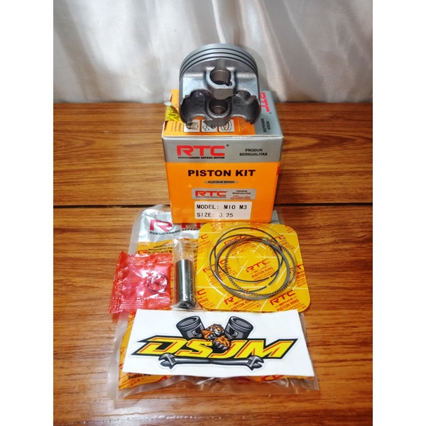 PISTON KIT MIO M3/SEHER MIO M3/FINO 125/X-RIDE 125 OS 25 50 MERK RTC