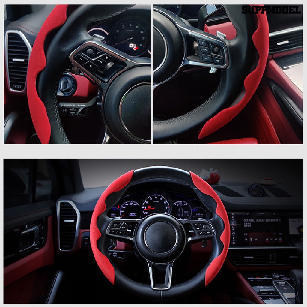 Suppmodel 1 Pasang Cover Stir Mobil Universal Anti Slip / Alergi