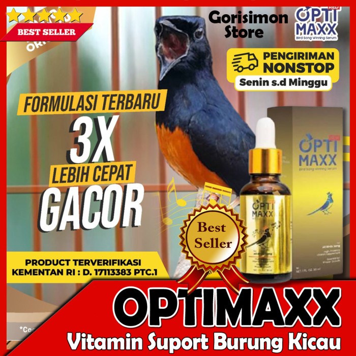 Vitamin Burung - Optimaxx Vitamin Burung Asli Original Suplemen Burung Kicau Optimaxx