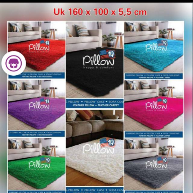 Pillow kasur bulu ukuran 160x100x5,5